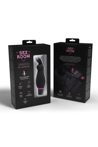 Набір секс іграшок для секс ігор чорно-рожевого кольору Dream Toys Sex Room Raunchy 6 предметів - 1