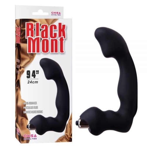 Вибро-массажер простаты силиконовый черный Avatar Dildo - 1