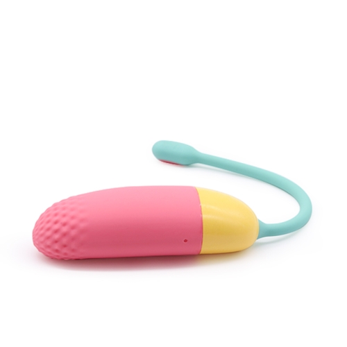 Виброяйцо силиконовое Vini Lite Magic Motion 15 функций вибрации с хвостиком-антенной - 4