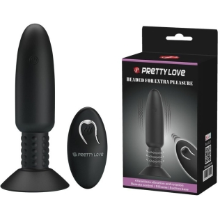 Анальна пробка Pretty Love Beaded For Extra Pleasure з рімінг-ефектом і дистанційним управлінням BI-040073W