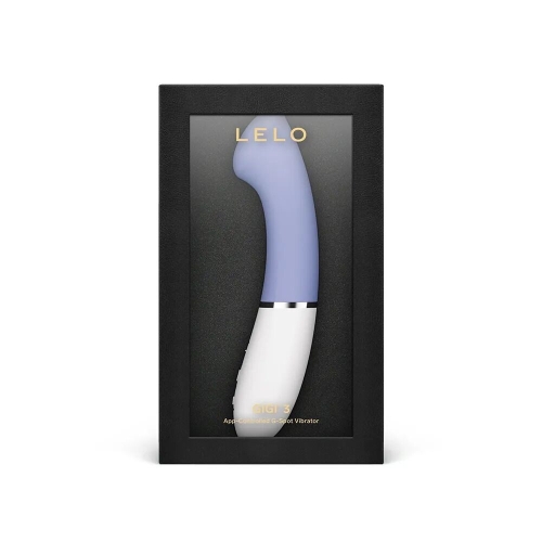 Смарт вибратор для точки G голубого цвета Lelo GIGI 3 Deep - 3