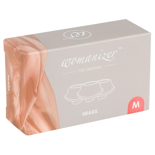 Сменные насадки для Premium Heads красного цвета Womanizer размер M 3 штуки - 6