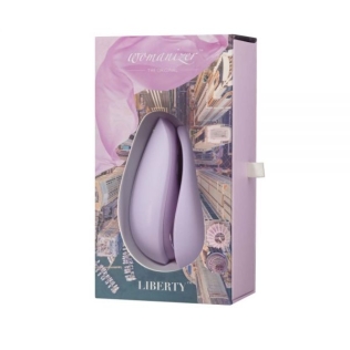 Вакуумный стимулятор для клитора Сиреневый Womanizer Liberty 