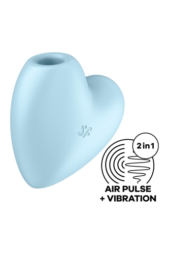 Вакуумный стимулятор Satisfyer Cutie Heart Blue - 2