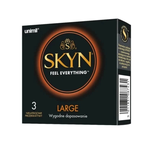 Презервативы полиизопреновые большого размера Skyn Large 3 штуки - 1
