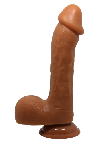 Фалоімітатор на присоску Baile Beautiful JOHNSON 8,7&amp;quot; Brown, BW - 008040NR-1 - 2