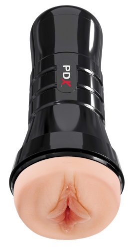 Мастурбатор в колбе вагина бежевый Pipedream PDX Extreme - 2