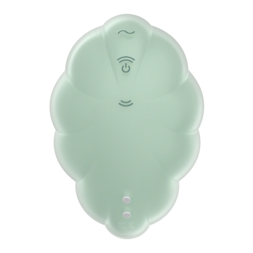 Вакуумний вібратор м'ятного кольору Satisfyer Cloud Dancer - 5