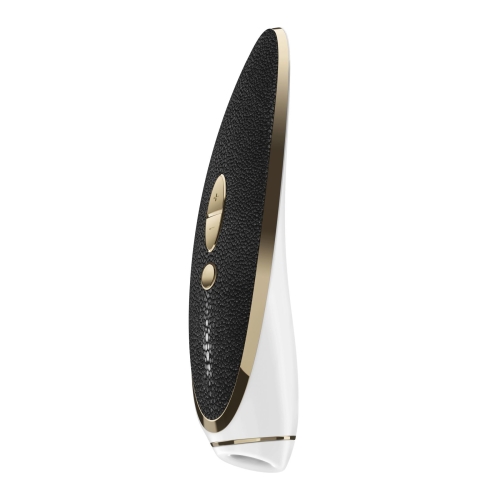 Вакуумний кліторальний водонепроникний чорний стимулятор Satisfyer Luxury Haute Couture - 1