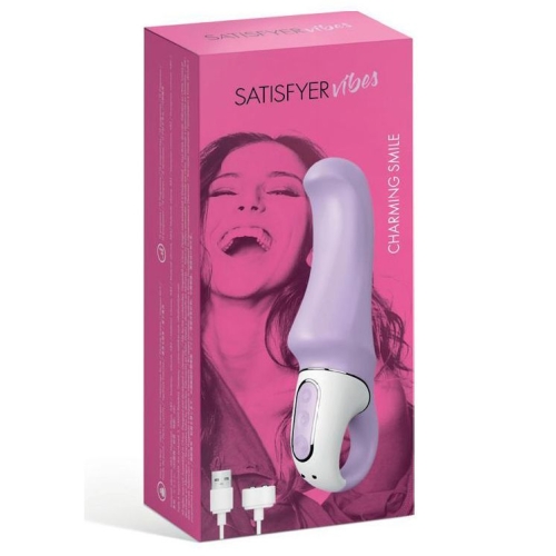 Вібратор для точки G силіконовий бузковий Satisfyer Vibes Charming Smile - 5