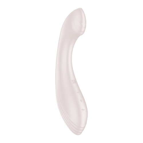 Вибратор вагинальный для точки G бежевого цвета Satisfyer G-Force - 5
