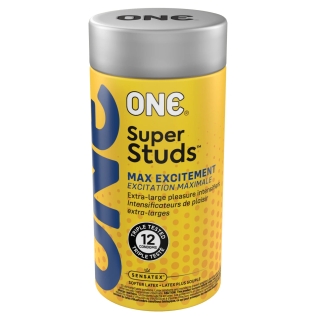Презервативи з точковим рельєфом ONE Super Studs 12 штук