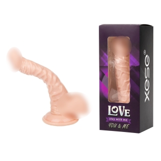 Фаллоимитатор 20/3,8 см на присоске реалистичный Love stay with me SEXTOY PENIS