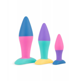 Набор анальных пробок разноцветных PMV20 Koda Butt Plug Set