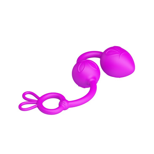 Анальные шарики фиолетовые Pretty Love BALLS - 4