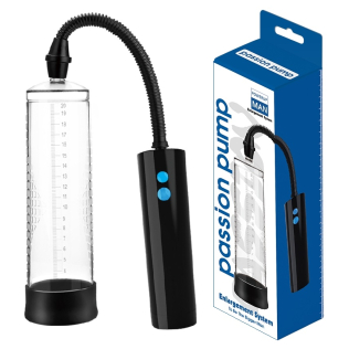 Автоматична вакуумна помпа із зарядкою від USB прозора CANWIN Passion Pump