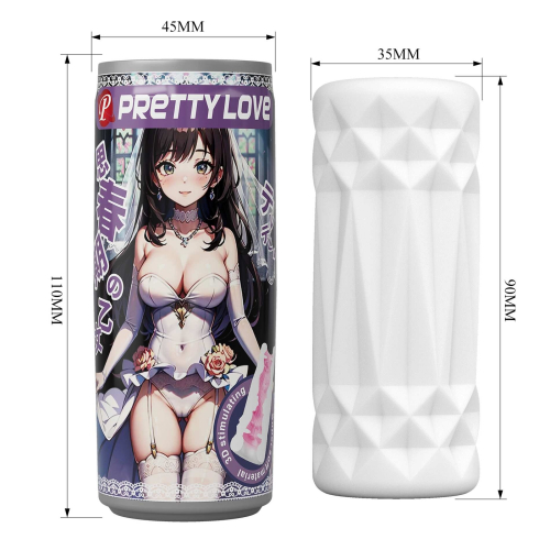 Мастурбатор для мужчин белого цвета Lybaile Pretty Love Masturbator Super soft material - 6