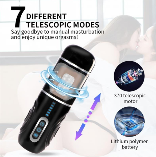Мастурбатор 3D автоматический Gia Thrusting Cup-Hand Free - 2