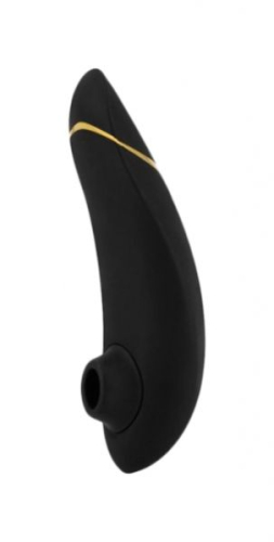 Бесконтактный вакуумный клиторальный стимулятор черный Womanizer Premium - 2