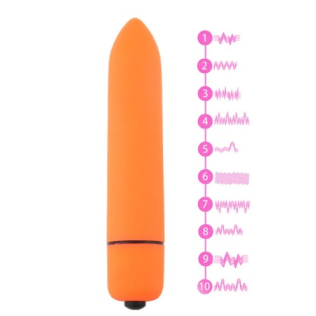 Вибропуля для стимуляции клитора Оранжевая Sexy desires