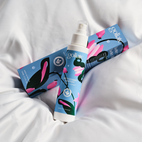 Антибактеріальний спрей для іграшок безпечний для тіла Goliate Nettoyant Sextoy 100 мл - 3