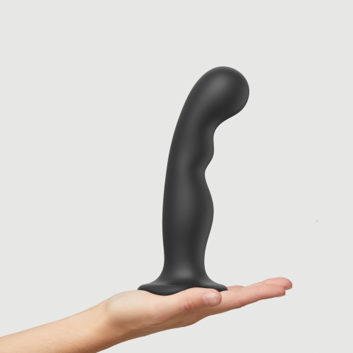 Насадка для страпону силіконова чорного кольору Strap On Me Dildo Plug P&amp;amp;G XL - 2