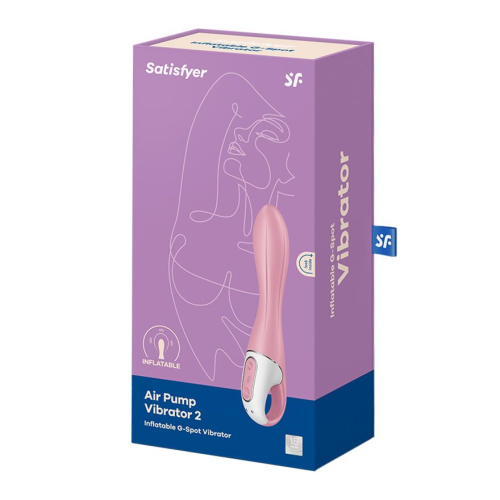 Вібратор для точки G Satisfyer Air Pump Vibrator 2 надувається - 5