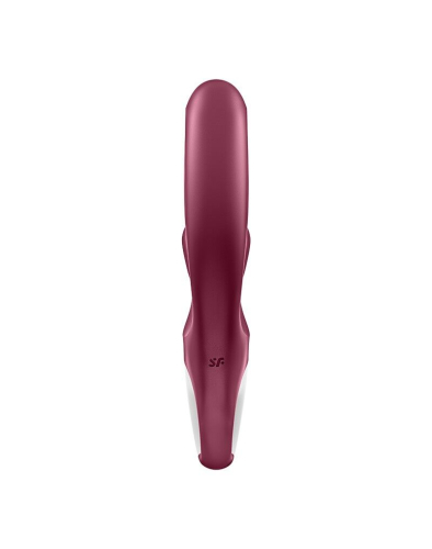 Вибратор с отростком для клитора красного цвета Satisfyer Love Me - 5