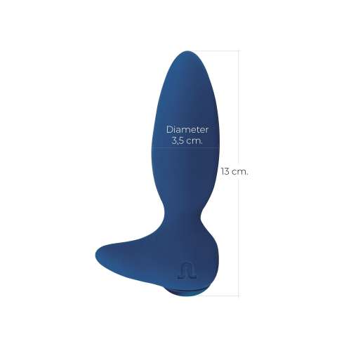 Смарт анальна вібропробка синього кольору Adrien Lastic Little Rocket 2.0 + APP - 6