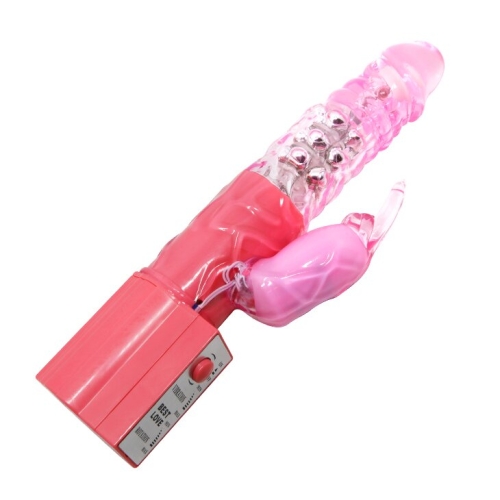Вібратор з тимулятором клітора і обертовою головкою Lybaile CUTE BABY VIBRATOR - 4