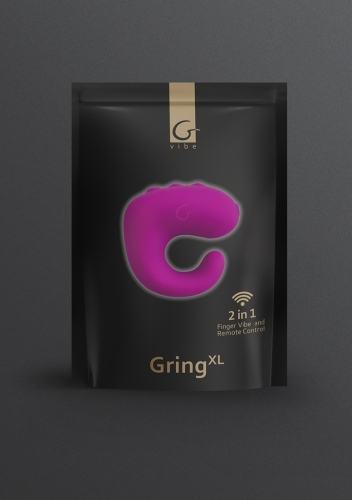 Вібратор на палець для клітора малиновий GVIBE GringXL Sweet - 9