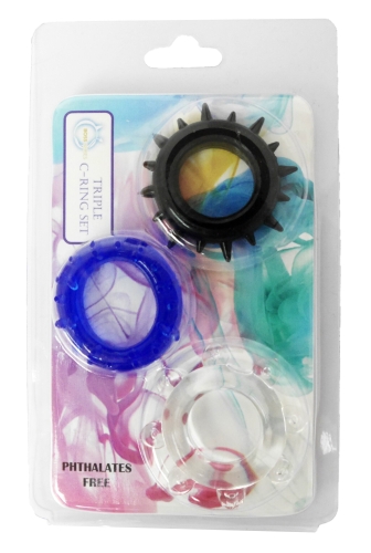 Набір ерекційних кілець C-RING Set Color - 1