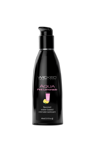 Оральный лубрикант на водной основе со вкусом лимонада Wicked Sensual Care Аqua 60 мл - 1
