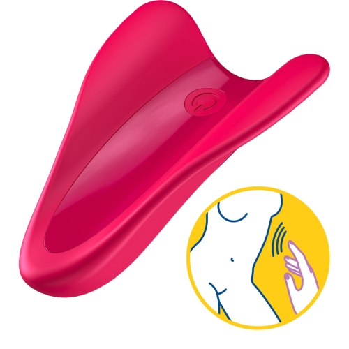 Вибратор на палец Satisfyer (Сатисфаер) красный High Fly - 5