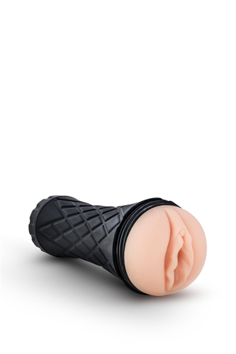 Мастурбатор-вагина в колбе для члена M FOR MEN THE TORCH PUSSY VANILLA - 3