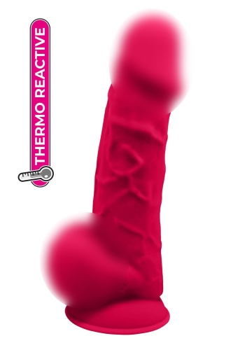 Фаллоимитатор реалистичный с мошонкой на присоске розовый Dream Toys Real Love - 1
