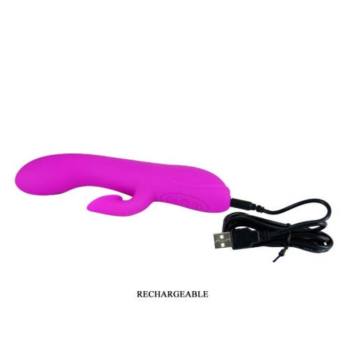 Вібратор з вакуумною стимуляцією клітора рожевий DESIRABLE FLIRT MC03 - 6