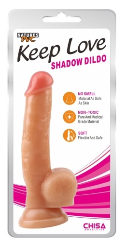 Фаллоимитатор реалистичный на присоске телесный CHISA Keep Love Shadow Dildo - 5