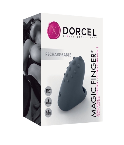 Вибратор на палец для клитора перезаряжаемый Dorcel MAGIC FINGER мятая упаковка - 6