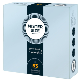 Презервативи Mister Size 53 mm (мм) 36 штук Містер Сайз