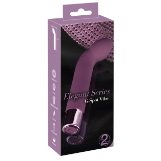 Изогнутый вибратор для точки G фиолетового цвета Elegant Series G Spot Vibe