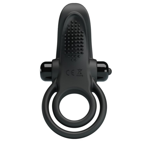 Кільце ерекційне з вібро-стимулятором клітора Pretty Love Vibrant penis ring BI-210203 - 2