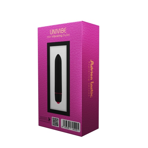 Вибропуля для стимуляции клитора черного цвета Adrien Lastic Univibe - 4