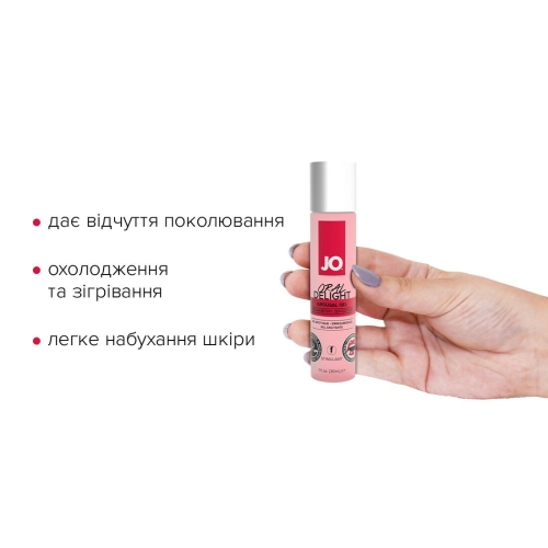 Возбуждающий гель для оральных ласк System JO ORAL DELIGHT - STRAWBERRY SENSATION (30 мл) (Систем Джо) - 2