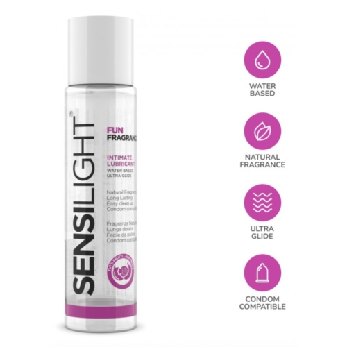 Ароматный лубрикант на водной основе с ароматом фруктов Intimateline Sensilight Fun Fragrance 60мл - 3