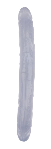 Двосторонній фалоімітатор прозорий CHISA Inch Dildo - 3