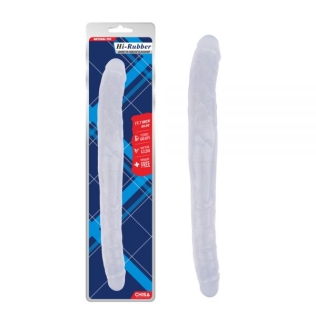 Двухсторонний фаллоимитатор 17.8 Inch Dildo прозрачный