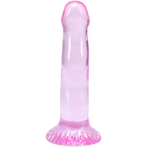 Набор фаллоимитаторов на присоске розовый фиолетовый зеленый Doc Johnson Crystal Jellies - Dong Starter Set - 7