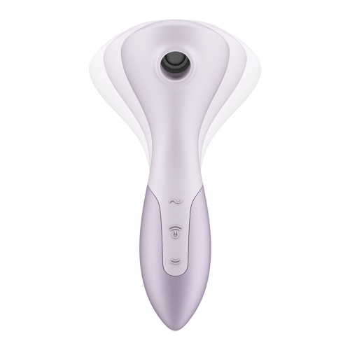 Вибромассажер с вакуумной клиторальной стимуляцией сиреневый Satisfyer Wand-erful - 1