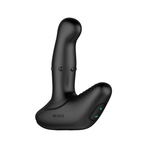 Вибромассажер простаты с пультом управления черного цвета Nexus Revo Ring - 1